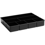 Rubbermaid Extra Deep Desk Drawer Director Tray, Plastic, Black View Product Image