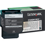 Lexmark C540H1KG Return Program High-Yield Toner, 2500 Page-Yield, Black View Product Image