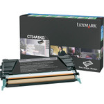 Lexmark C734A1KG Return Program Toner, 8000 Page-Yield, Black View Product Image