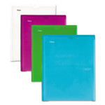 Five Star Customizable Pocket/Prong Plastic Folder, 20 Sheets, 8 1/2 x 11, Assorted, 4/Set MEA38130 View Product Image