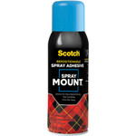 Scotch Spray Mount Repositionable Adhesive, 10.25 oz, Dries Clear View Product Image