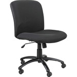 Safco Uber Big and Tall Series Mid Back Chair, Supports up to 500 lbs., Black Seat/Black Back, Black Base View Product Image