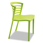 Safco Entourage Stack Chairs, Grass Seat/Grass Back, Grass Base, 4/Carton View Product Image