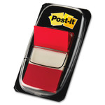 Post-it Flags Marking Page Flags in Dispensers, Red, 50 Flags/Dispenser, 12 Dispensers/Pack View Product Image