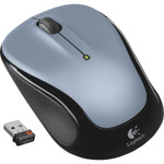 Logitech M325 Wireless Mouse, 2.4 GHz Frequency/30 ft Wireless Range, Left/Right Hand Use, Silver View Product Image