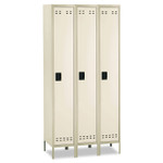 Safco Single-Tier, Three-Column Locker, 36w x 18d x 78h, Two-Tone Tan View Product Image