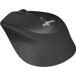 Logitech M330 Silent Plus Mouse, 2.4 GHz Frequency/33 ft Wireless Range, Right Hand Use, Black View Product Image