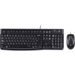 Logitech MK120 Wired Keyboard + Mouse Combo, USB 2.0, Black View Product Image