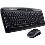 Logitech MK320 Wireless Keyboard + Mouse Combo, 2.4 GHz Frequency/30 ft Wireless Range, Black View Product Image