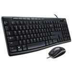 Logitech Wired Media Combo MK200, USB 2.0, Black View Product Image