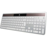 Logitech Wireless Solar Keyboard for Mac, Full Size, Silver View Product Image