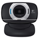 Logitech C615 HD Webcam, 1920 pixels x 1080 pixels, 2 Mpixels, Black View Product Image