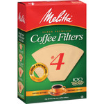 Melitta Coffee Filters, Natural Brown Paper, Cone Style, 8 to 12 Cups, 1200/Carton View Product Image