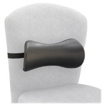 Safco Lumbar Support Memory Foam Backrest, 14.5w x 3.75d x 6.75h, Black View Product Image