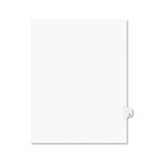 Avery Preprinted Legal Exhibit Side Tab Index Dividers, Avery Style, 26-Tab, U, 11 x 8.5, White, 25/Pack, (1421) View Product Image