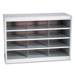 Safco Steel Project Center Organizer, 12 Pockets, 37 1/2 x 15 3/4 x 25 3/4 View Product Image
