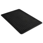 Guardian Flex Step Rubber Anti-Fatigue Mat, Polypropylene, 36 x 60, Black View Product Image