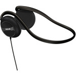 Maxell NB201 Stereo Neckband Headphones, Black, 49.5" Cord View Product Image