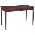 Safco Apres Table Desk, 48w x 24d x 30h, Mahogany View Product Image