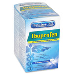 PhysiciansCare Ibuprofen Pain Reliever, Two-Pack, 125 Packs/Box View Product Image