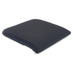 Master Caster Deluxe Seat/Back Cushion with Memory Foam, 17w x 2.75d x 17.5h, Black View Product Image