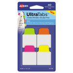 Avery Ultra Tabs Repositionable Mini Tabs, 1/5-Cut Tabs, Assorted Neon, 1" Wide, 40/Pack View Product Image