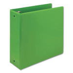 Samsill Earth's Choice Biobased Economy Round Ring View Binders, 3 Rings, 4" Capacity, 11 x 8.5, Lime View Product Image