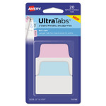 Avery Ultra Tabs Repositionable Big Tabs, 1/5-Cut Tabs, Assorted Pastels, 2" Wide, 20/Pack View Product Image