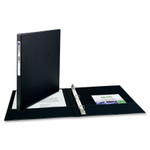 Avery Economy Non-View Binder with Round Rings, 3 Rings, 0.5" Capacity, 11 x 8.5, Black, (3201) View Product Image