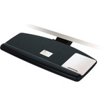 3M Knob Adjust Keyboard Tray With Standard Platform, 25.2w x 12d, Black View Product Image