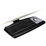 3M Positive Locking Keyboard Tray, Standard Platform, 21.75" Track, Black View Product Image