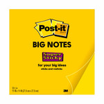 Post-it Notes Super Sticky Big Notes, 11 x 11, Yellow, 30 Sheets View Product Image