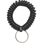 SteelMaster Wrist Coil with Key Ring, Black View Product Image