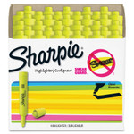 Sharpie Tank Style Highlighters, Chisel Tip, Fluorescent Yellow, 36/Box View Product Image