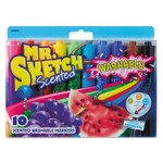 Mr. Sketch Washable Markers, Broad Chisel Tip, Assorted Colors, 10/Set View Product Image