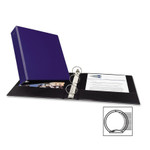Avery Economy Non-View Binder with Round Rings, 3 Rings, 2" Capacity, 11 x 8.5, Blue, (3500) View Product Image