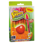 Mr. Sketch Scented Wax Crayons, Assorted, 18/Pack View Product Image