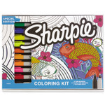 Sharpie Adult Coloring Kit, Aquatic Theme Coloring Book with 20 Markers View Product Image