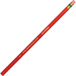 Prismacolor Col-Erase Pencil with Eraser, 0.7 mm, 2B (#1), Carmine Red Lead, Carmine Red Barrel, Dozen View Product Image