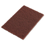 3M Scotch-Brite Hand Pads, Brown, 9" x 6" View Product Image