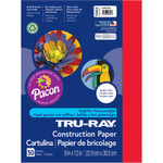 Pacon Tru-Ray Construction Paper, 76lb, 9 x 12, Festive Red, 50/Pack View Product Image