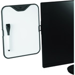 3M Monitor Whiteboard, 10 Sheet Capacity, Plastic, Black/White View Product Image