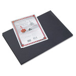 Pacon Riverside Construction Paper, 76lb, 12 x 18, Black, 50/Pack View Product Image