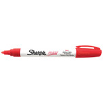 Sharpie Permanent Paint Marker, Medium Bullet Tip, Red View Product Image