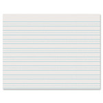 Pacon Skip-A-Line Ruled Newsprint Paper, 1/2" Two-Sided Long Rule, 8.5 x 11, 500/Pack View Product Image