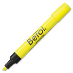 Berol 4009 Chisel Tip Highlighter, Chisel Tip, Fluorescent Yellow, Dozen View Product Image