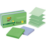 Post-it Pop-up Notes Super Sticky Pop-up Recycled Notes in Bora Bora Colors, 3 x 3, 90-Sheet, 10/Pack View Product Image