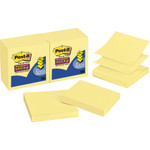 Post-it Pop-up Notes Super Sticky Pop-up 3 x 3 Note Refill, Canary Yellow, 90 Notes/Pad, 12 Pads/Pack View Product Image