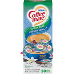 Coffee mate Liquid Coffee Creamer, Sugar-Free French Vanilla, 0.38 oz Mini Cups, 50/Box View Product Image