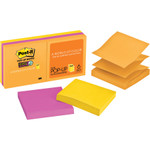 Post-it Pop-up Notes Super Sticky Pop-up 3 x 3 Note Refill, Rio de Janeiro, 90 Notes/Pad, 6 Pads/Pack View Product Image